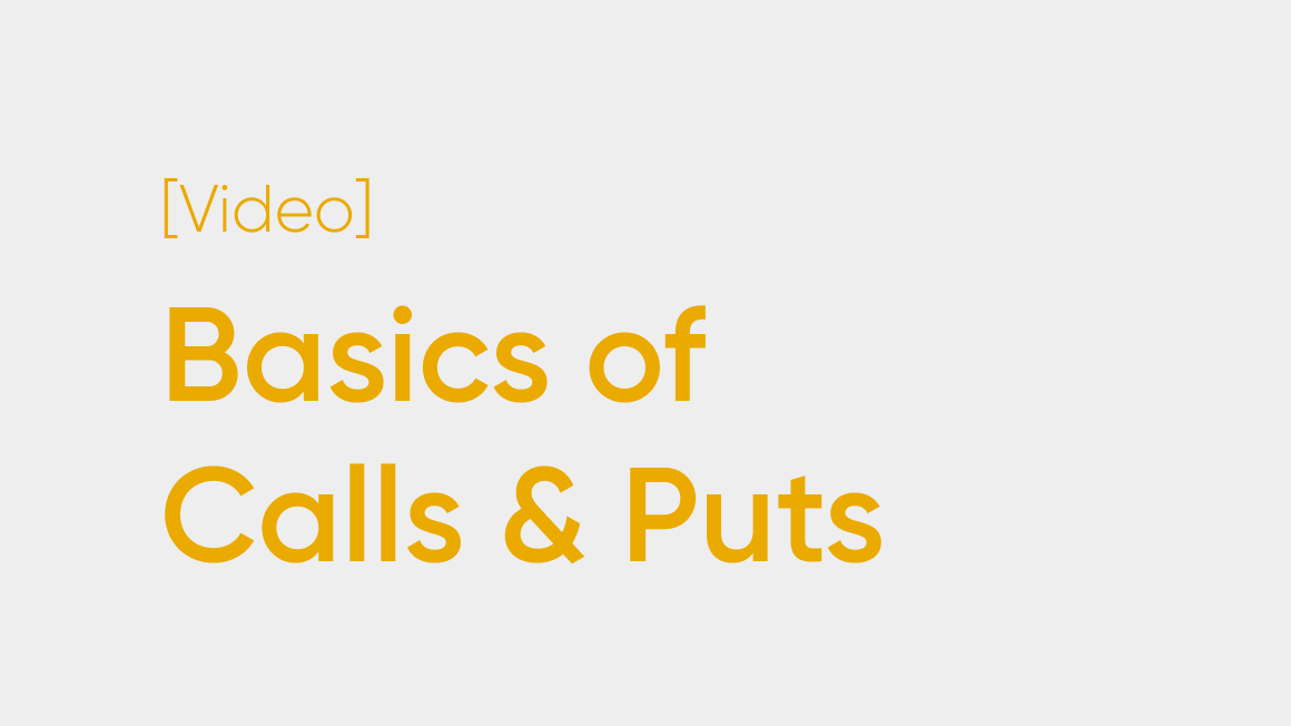 Basics of Calls & Puts