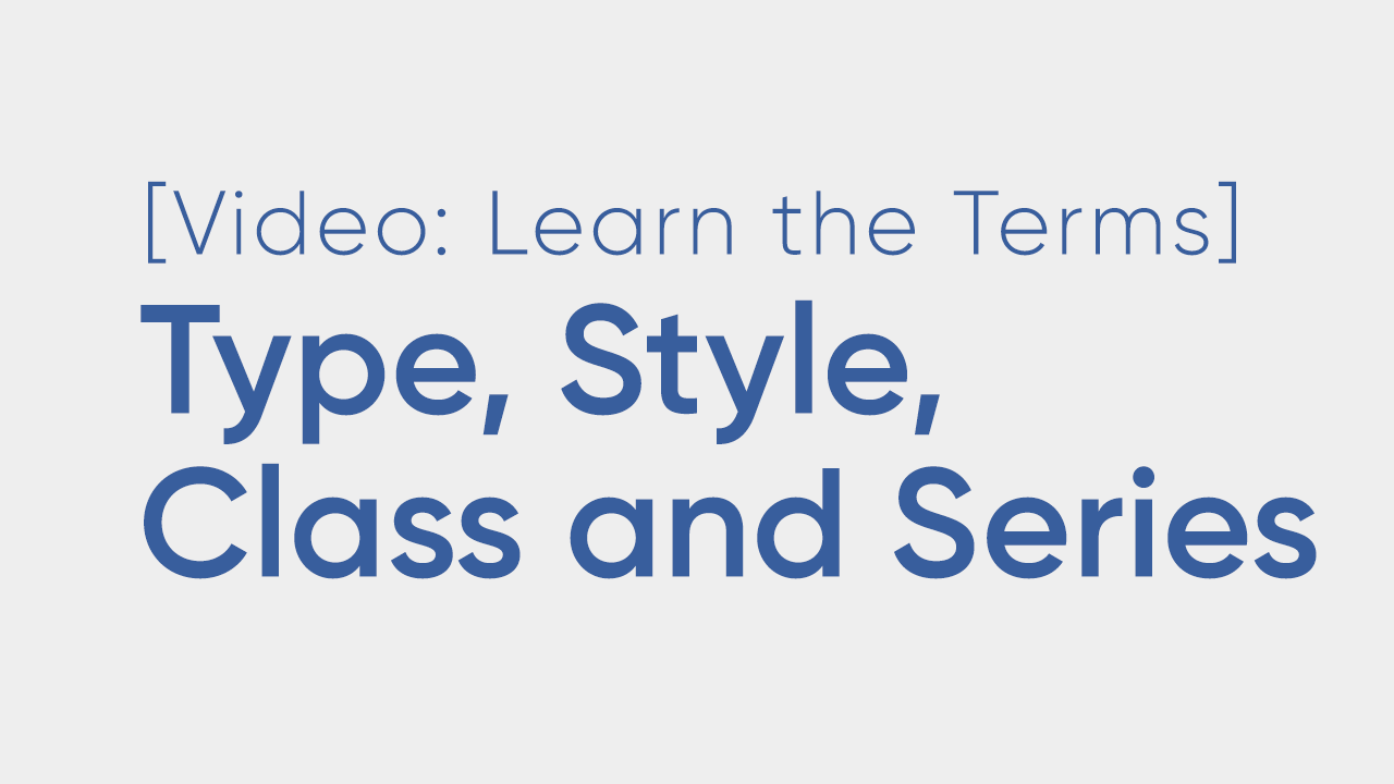 Option Type, Style, Class and Series Explained