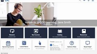 OCC Learning: Self-Guided Option Courses