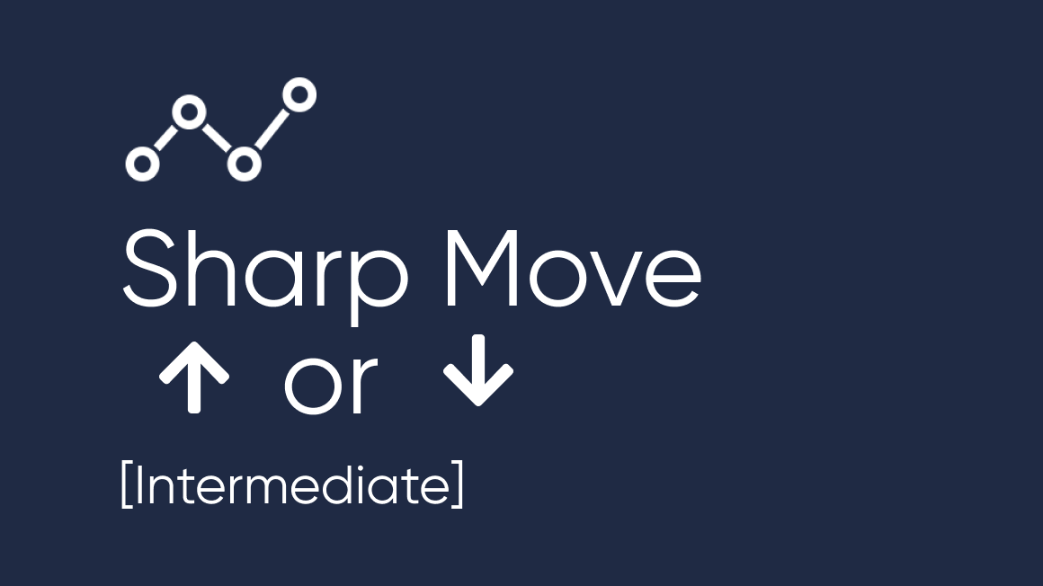 Sharp Move Up or Down
