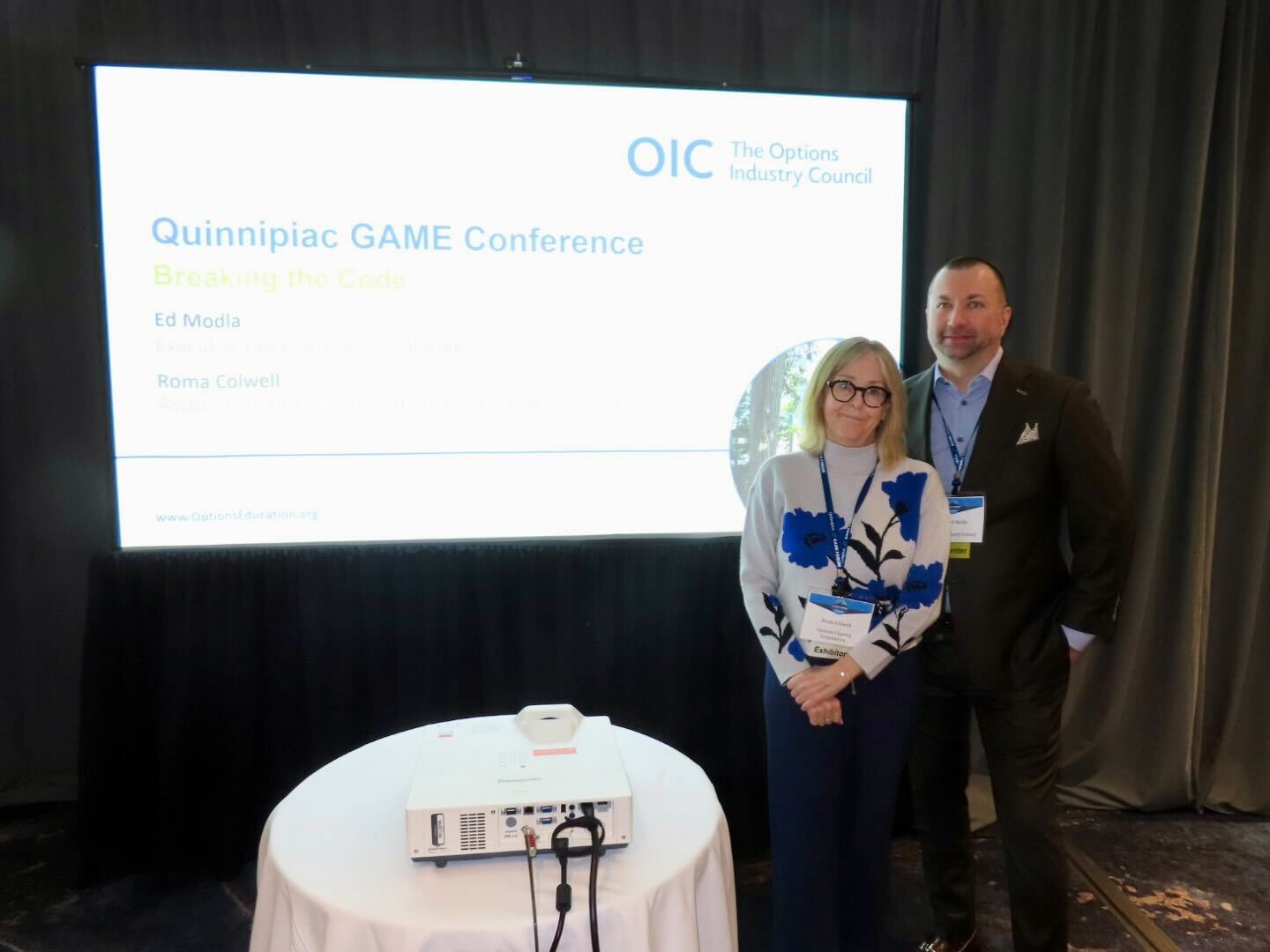 Ed Modla and Roma Colwell Presenting Breaking the Code at GAME Forum Ed Modla and Roma Colwell Presenting Breaking the Code at GAME Forum