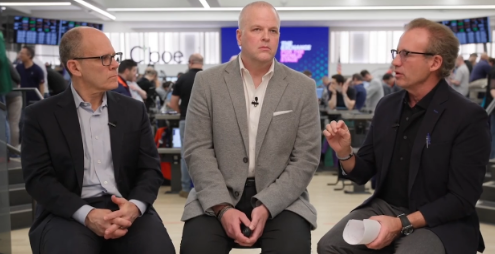 Mat Cashman on Cboe Floor